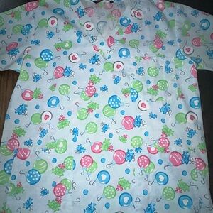 Cassandra Colorful  Print Top